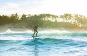 Sunset session on a foil